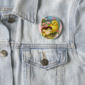 Easter Chicks - Happy Easter! Kiefer Button (Beispiel)