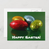 Easter Chocolate Candy Postcard Feiertagspostkarte (Vorne/Hinten)