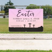 Easter Church Service Banner for Outdoor Use (InSitu)
