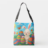 Easter Crossbody Bag Tragetaschen Mit Langen Trägern (Rückseite)