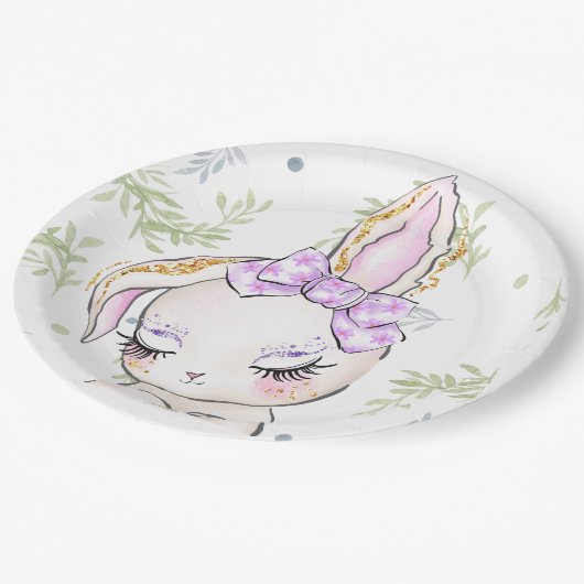 Easter Cutie Paper Plates Pappteller (Schrägansicht)