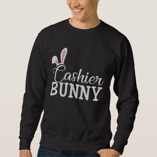 Easter Day Bunny Easter Costume Matching Cashier Sweatshirt (Vorderseite)
