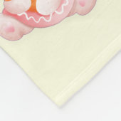 Easter Day Rabbits Pattern Fleecedecke (Ecke)