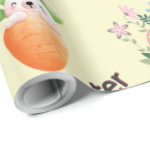 Easter Day Rabbits Pattern Geschenkpapier (Rolleneckpunkt)