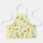 Easter Day Rabbits Pattern Schürze (Vorderseite)