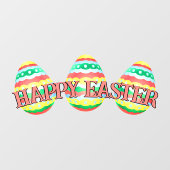 Easter Decal Personalisiert Ostereier Fensterheber Fensteraufkleber (Blatt)