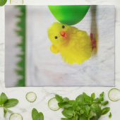 Easter Decoration - Easter egg and chick Geschirrtuch (Gefaltet)