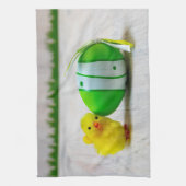 Easter Decoration - Easter egg and chick Geschirrtuch (Vertikal)
