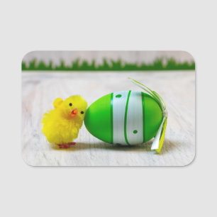 Easter Decoration - Easter egg and chick Namensschild