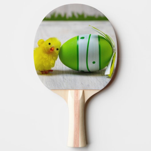 Easter Decoration - Easter egg and chick Tischtennis Schläger (Rückseite)