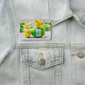 Easter Decoration - Easter egg and chicks Namensschild (Beispiel)