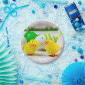 Easter Decoration - Easter egg and chicks Pappteller (Party)