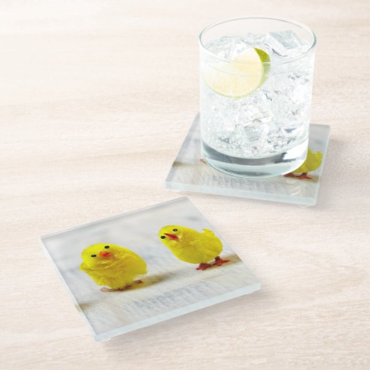 Easter Decoration Glasuntersetzer (Schrägansicht)