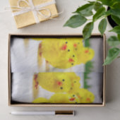 Easter Decoration -Group of chicks Seidenpapier (Geschenk)