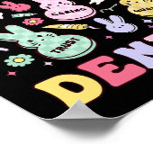 Easter Dentist Retro Rdh Dental Hygienist Squad Bu Poster (Ecke)