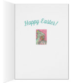 EASTER DRAGON EGG DROP GREETING NOTE CARD Verse (Innen (Rechts))