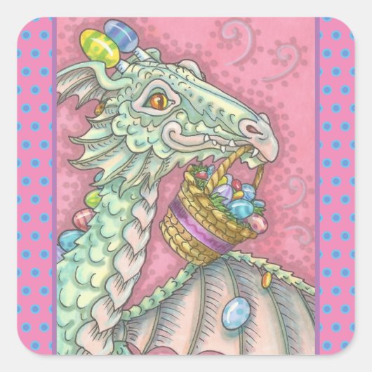 EASTER DRAGON EGG DROP, URLAUB FANTASY STICKERS (Vorderseite)
