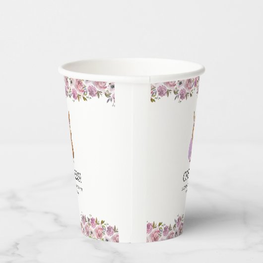 Easter Drinks Baby Shower  Pappbecher (Rechts)