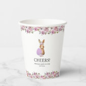 Easter Drinks Baby Shower  Pappbecher (Vorderseite)