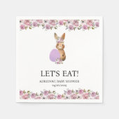 Easter Drinks Baby Shower Serviette (Vorderseite)