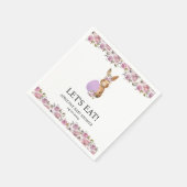 Easter Drinks Baby Shower  Serviette (Ecke)