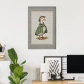 Easter Duck Printable Art, Spring Minimalist Poster (Heimbüro)