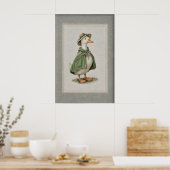 Easter Duck Printable Art, Spring Minimalist Poster (Küche)