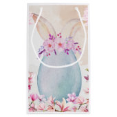 Easter egg blue kleine geschenktüte (Rückseite)