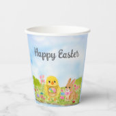  Easter Egg Brunch Chick Easter Bunny Party Pappbecher (Vorderseite)