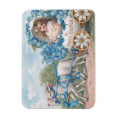 Easter egg carriage ride with lambs magnet (Vertikal)