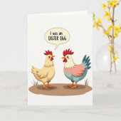 Easter Egg Confession Greeting Card Karte (Gelbe Blume)