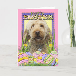 Easter Egg Cookies - GoldenDoodle Feiertagskarte