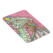 EASTER EGG DRAGON Fantasy Spring MAGNET Rectangle (Rechte Seite)