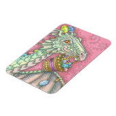 EASTER EGG DRAGON Fantasy Spring MAGNET Rectangle (Linke Seite)