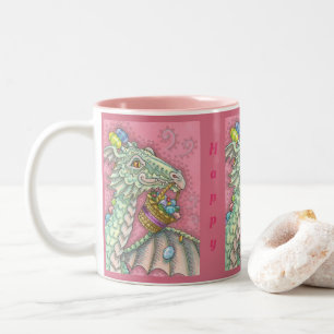 EASTER EGG DRAGON TASSE Rosa