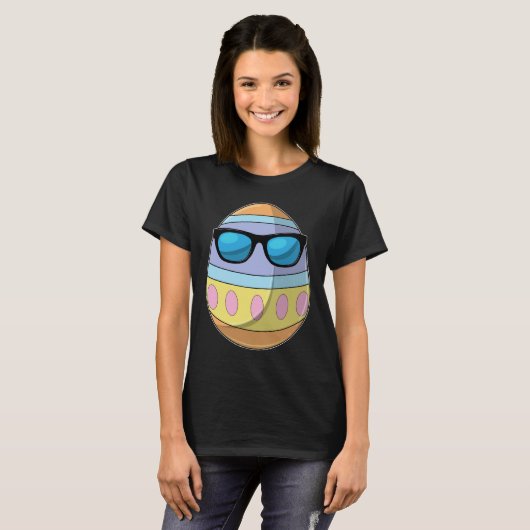 Easter egg Easter Sunglasses T-Shirt (Vorne ganz)