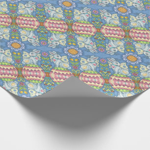 EASTER EGG FAIRE RABBIT WRAPPING PAPIER URLAUB GESCHENKPAPIER