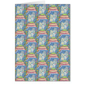 EASTER EGG FAIRY, FANTASY RABBIT NOTE CARD Blank (Vorne)