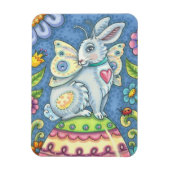 EASTER EGG FAIRY, RABBIT MAGNET Rectangle (Vertikal)
