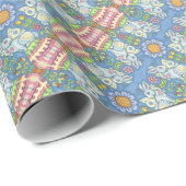 EASTER EGG FAIRY RABBIT WRAPPING PAPER Mirror Geschenkpapier (Rolleneckpunkt)