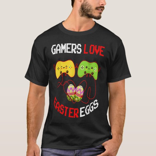 Easter Egg for Women Gamers Love T-Shirt (Vorderseite)