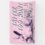 Easter Egg Hunt Banner - Easter Bunny (Vertikal)