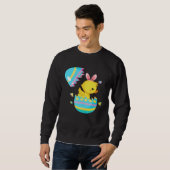 Easter Egg Hunt Bunny Ear Duck Easter Day 2023 Sweatshirt (Vorne ganz)