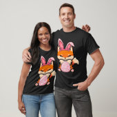 Easter Egg Hunt Bunny Ear Fox Easter Day 2023 T-Shirt (Unisex)
