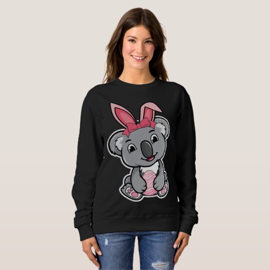 Easter Egg Hunt Bunny Ear Koala Easter Day 2023 Sweatshirt (Vorne ganz)