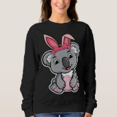 Easter Egg Hunt Bunny Ear Koala Easter Day 2023 Sweatshirt (Vorderseite)