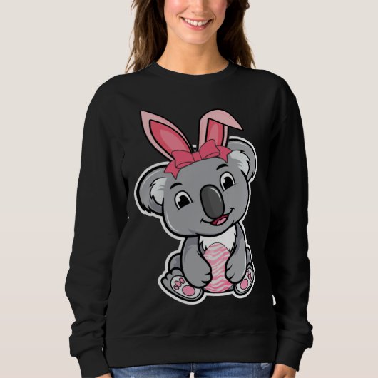 Easter Egg Hunt Bunny Ear Koala Easter Day 2023 Sweatshirt (Vorderseite)