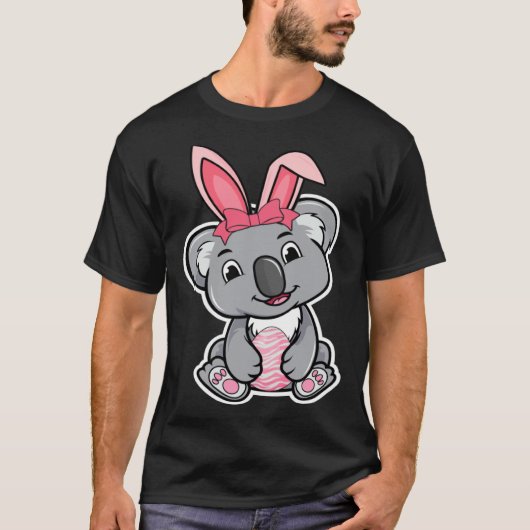 Easter Egg Hunt Bunny Ear Koala Easter Day 2023 T-Shirt (Vorderseite)