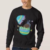 Easter Egg Hunt Bunny Ear Quail Easter Day 2023 Sweatshirt (Vorderseite)