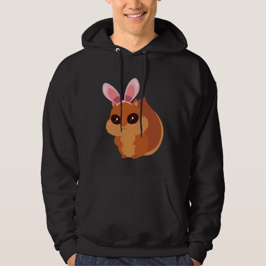 Easter Egg Hunt Bunny Ear Squirrel Easter Day 2023 Hoodie (Vorderseite)